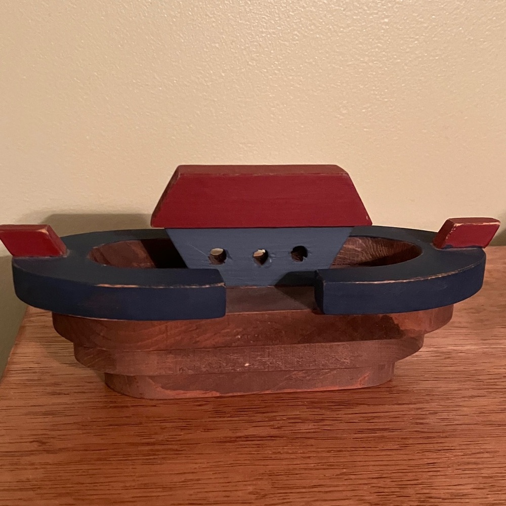 Vintage Handmade Wooden Noah's Ark Set - Picture 3 of 7